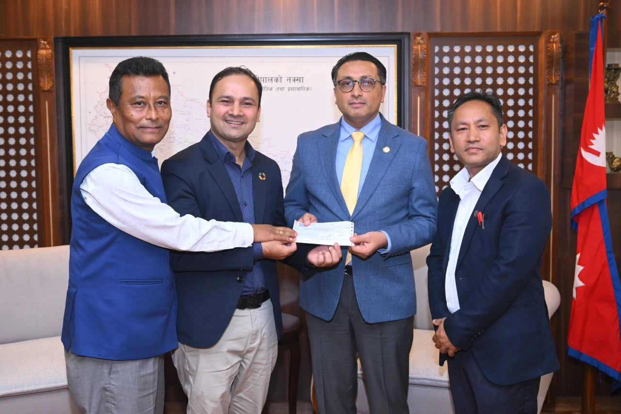 Donation from NHPC to Prime Minister Relief Fund
